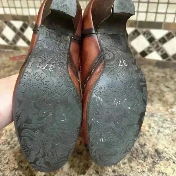 Pikolinos Women’s Size 37 Cuba T-Strap Mary Jane Pumps Heels Brown Leather - Picture 7 of 9